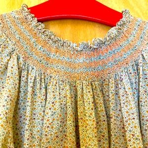 Smocked Floral Print DOEN dress